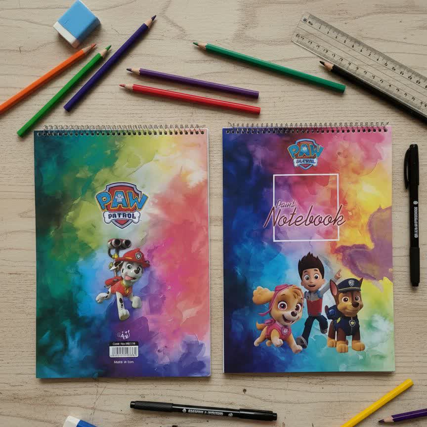 دفتر نقاشی 50 برگ رحلی سگ های نگهبان