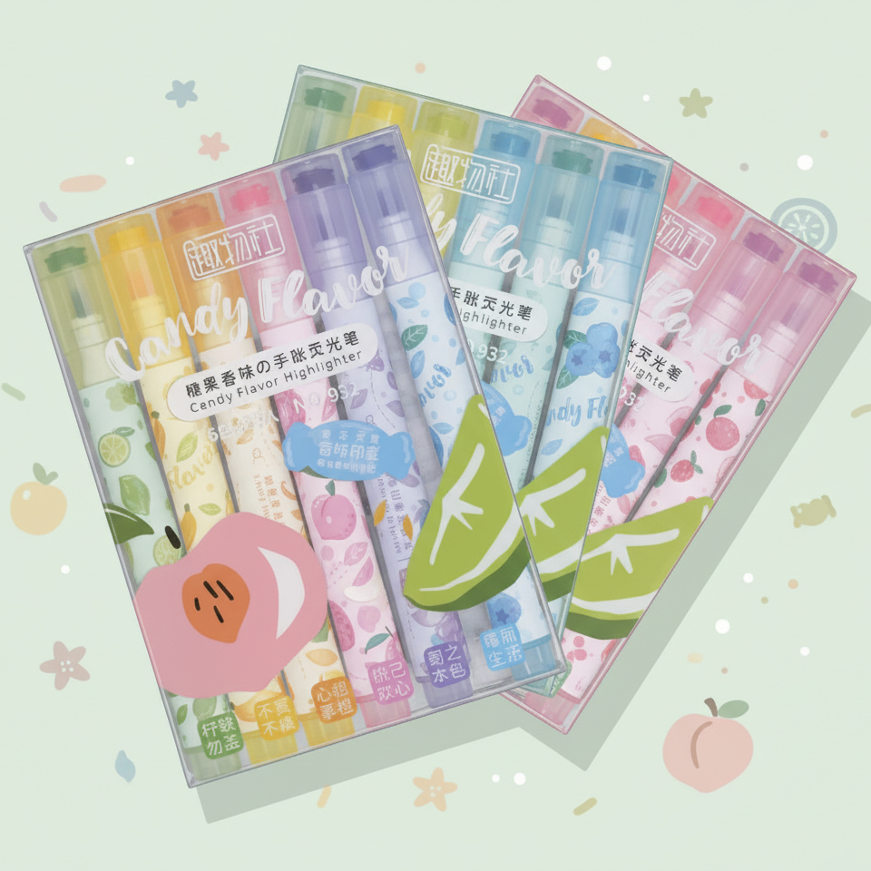 هایلایتر پاستلی مهر دار