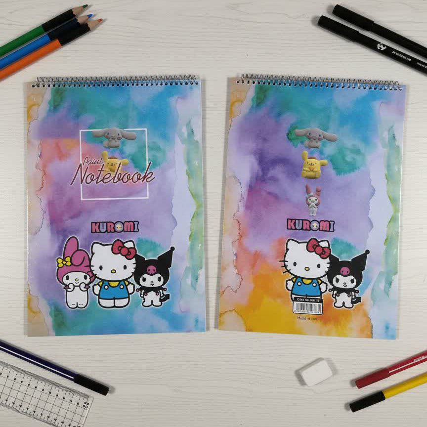 دفتر نقاشی 50 برگ رحلی کیتی