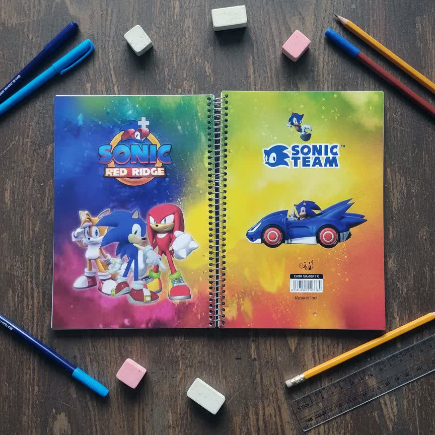 دفتر نقاشی 50 برگ سونیک